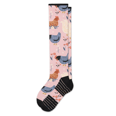 What The Cluck Compression Socks