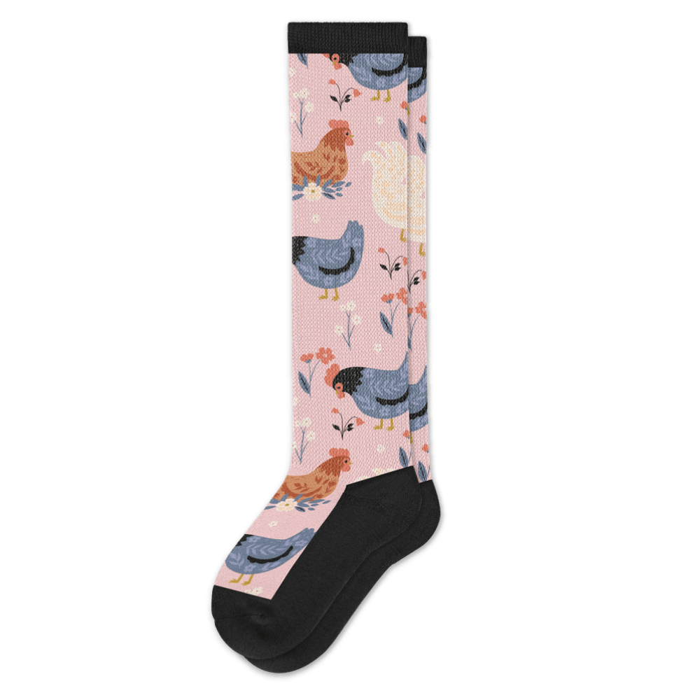 What The Cluck EasyStretch™ Socks