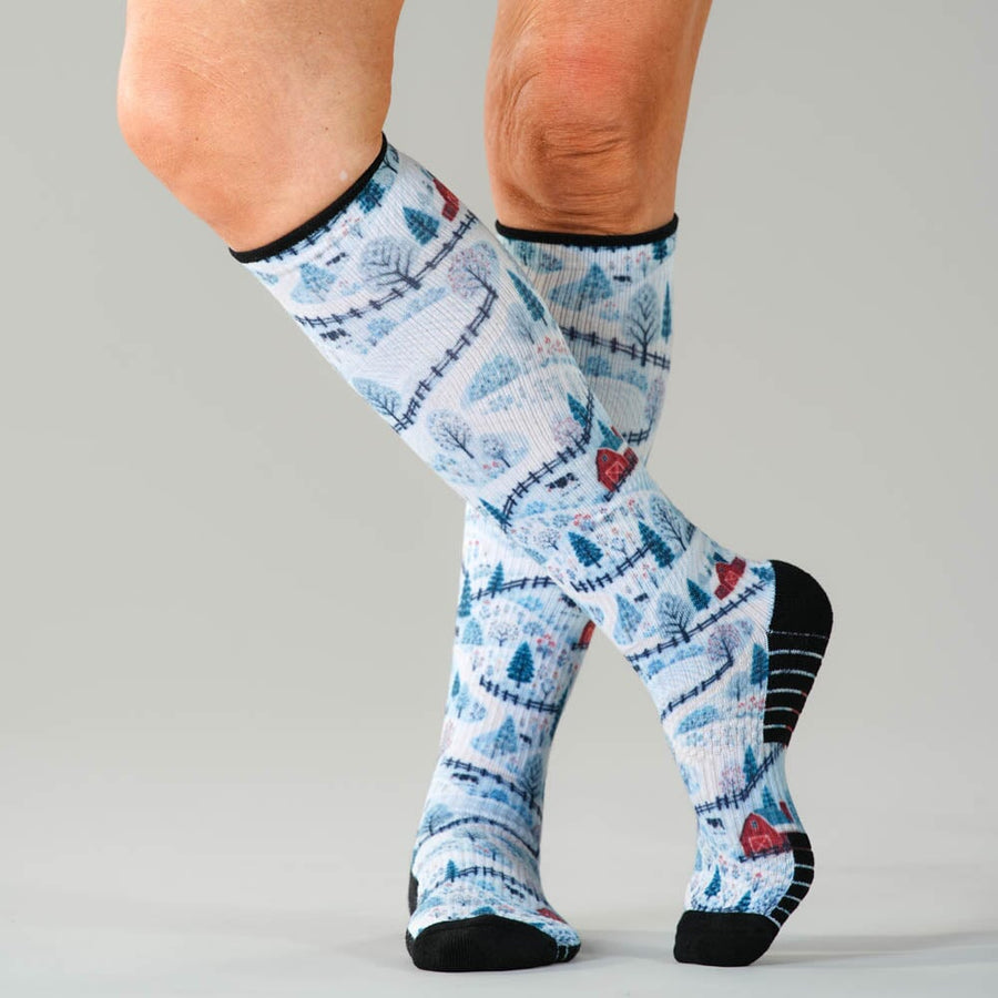 Winter Farm Compression socks