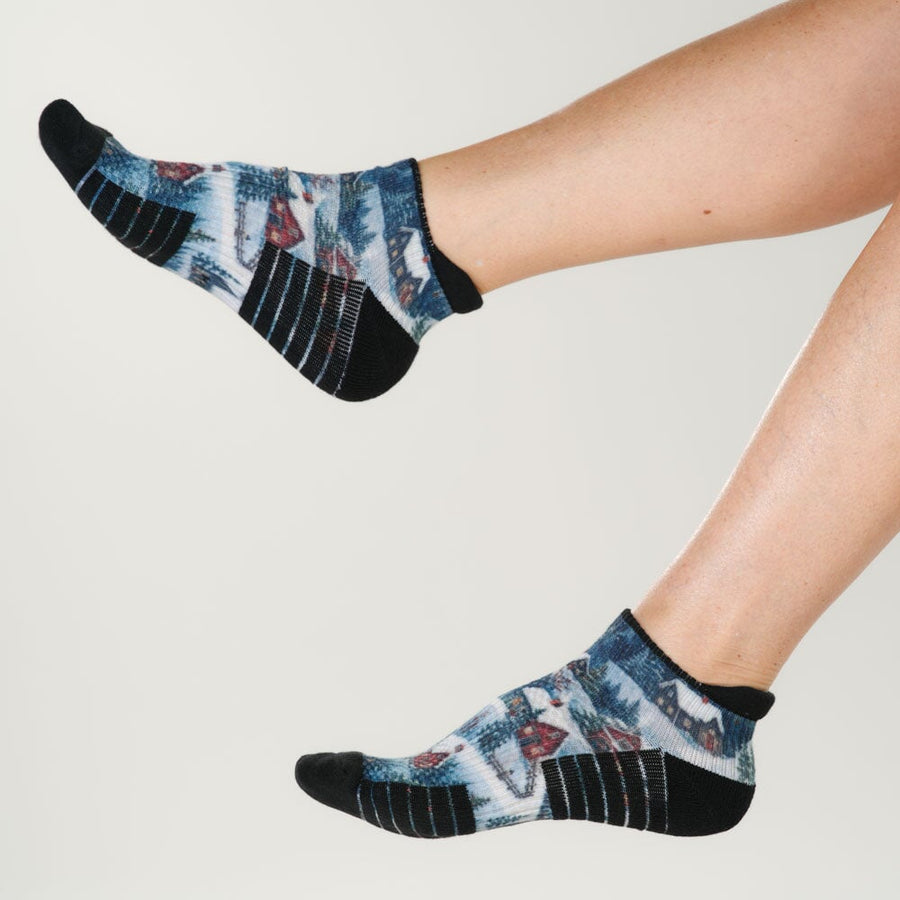 Winter Village Ankle Compression socks
